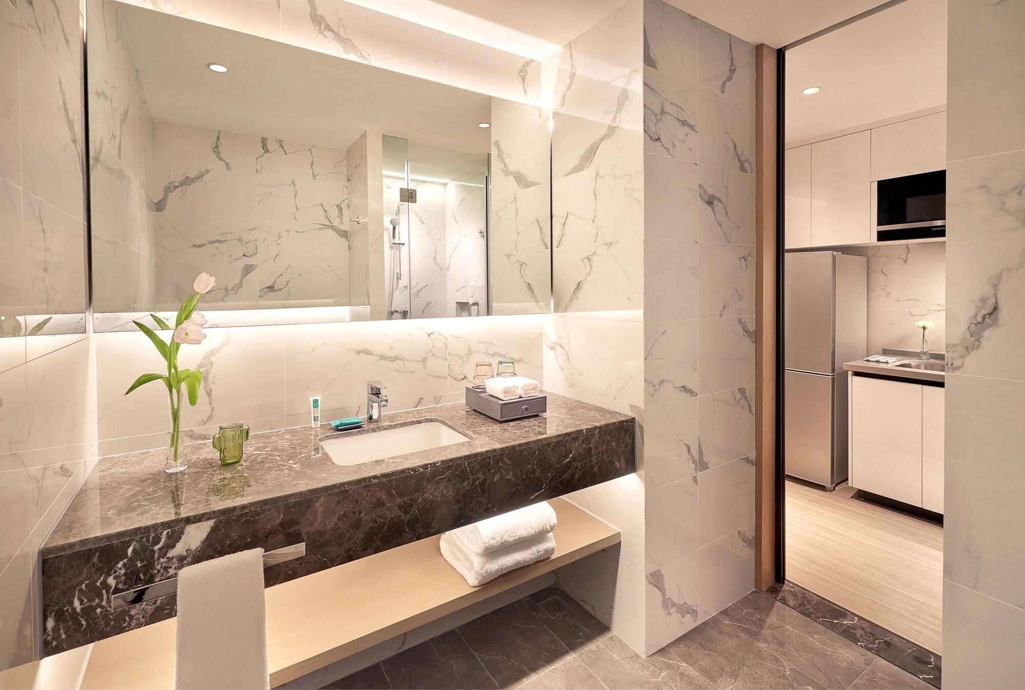 Shama Serviced Apartments Zijingang Hangzhou - Zijingang Campus Zhejiang University, Subway Line2&5 Sanba Station מראה חיצוני תמונה